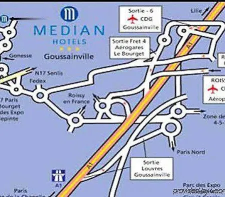 Hotel Median Roissy Cdg Aeroport
